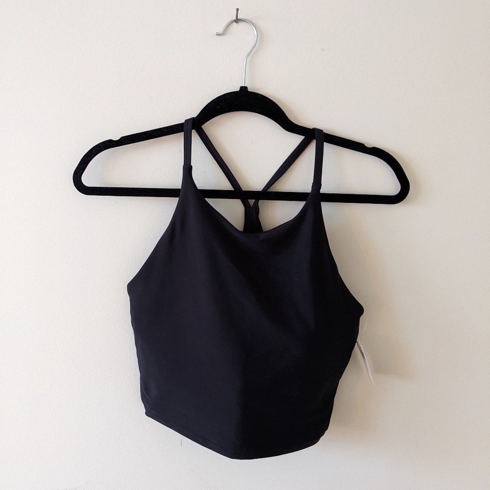 Old Navy Light Support PowerSoft Longline Sports Bra for Women